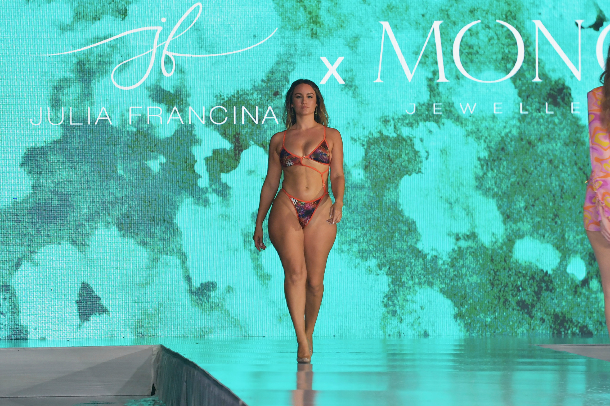 Laura Alexander miami swim week model runway