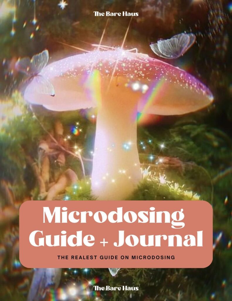 Cover image of microdosing guide published by The Bare Haus